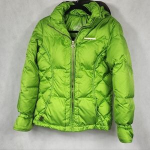 ZeroXposur Water Resistant Lime Green Puffer Jacket